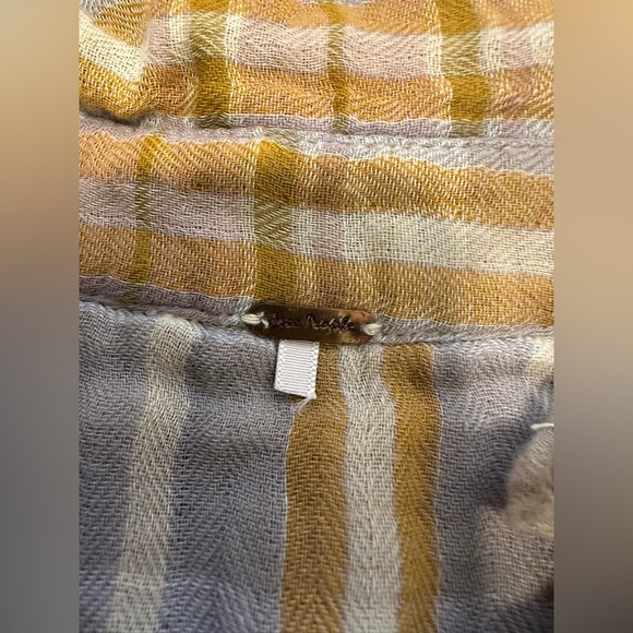 Free People Embroidered Magical Plaid Buttondown Shirt - Picture 6 of 11